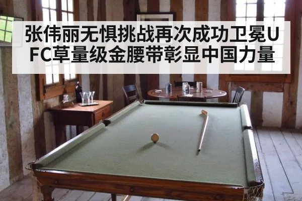 张伟丽无惧挑战再次成功卫冕UFC草量级金腰带彰显中国力量